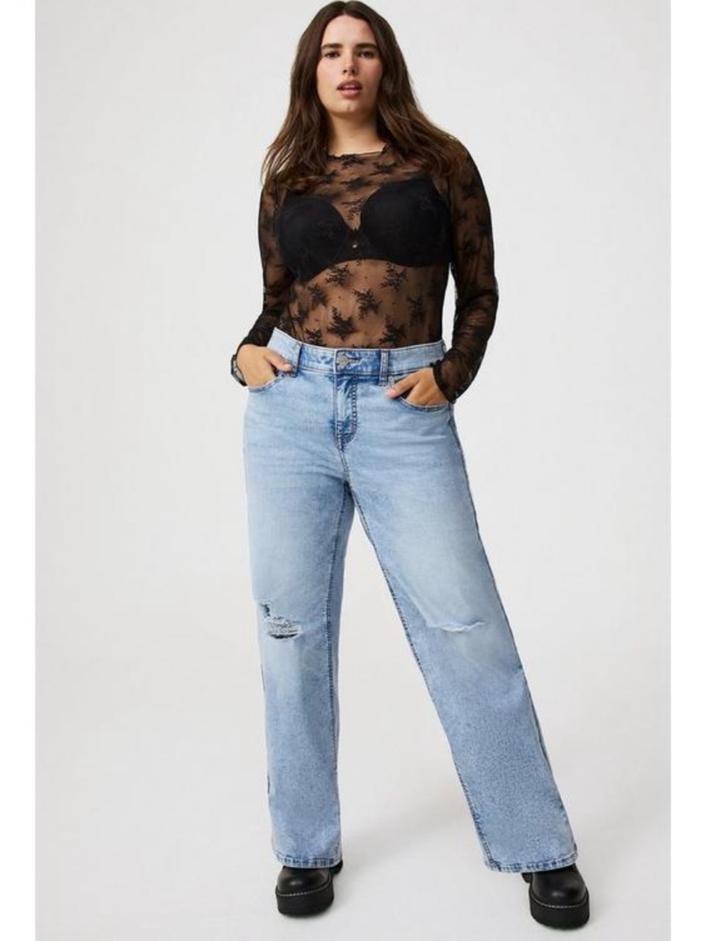 Torrid NWT Wide Leg Stretch Jean - Picture 3 of 15
